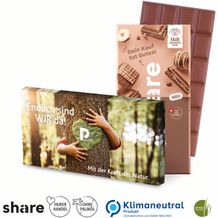 Share, Schweizer Schokolade, 100 g, Klimaneutral, FSC® (4-farbig) (Art.-Nr. CA051701)