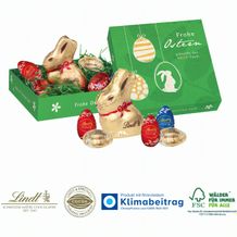 Osternest mit Schokolade von Lindt auf Graspapier (4-farbig) (Art.-Nr. CA105090)