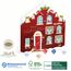 Adventskalender Lindt Weihnachtshaus Organic, Klimaneutral, FSC® (4-farbig) (Art.-Nr. CA163819)