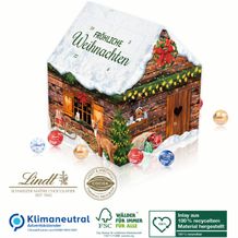 Adventskalender Lindt Weihnachtshaus, Klimaneutral, FSC® (4-farbig) (Art.-Nr. CA216157)