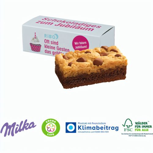 Milka Mini Schoko-Kuchen Choco Brookie (Art.-Nr. CA241302) - Extra schokoladige Werbemomente! Die...