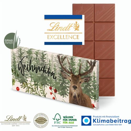 Schokoladentafel Excellence von Lindt (Art.-Nr. CA246766) - Die zartschmelzende Versuchung! Durch...