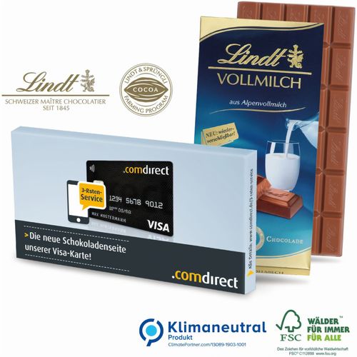 Premium Schokolade von Lindt, 100 g (Art.-Nr. CA286678) - Qualität für höchste Ansprüche! Erfr...