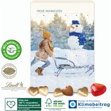 Adventskalender Lindt Schokoladen-Herzen (4-farbig) (Art.-Nr. CA315862)