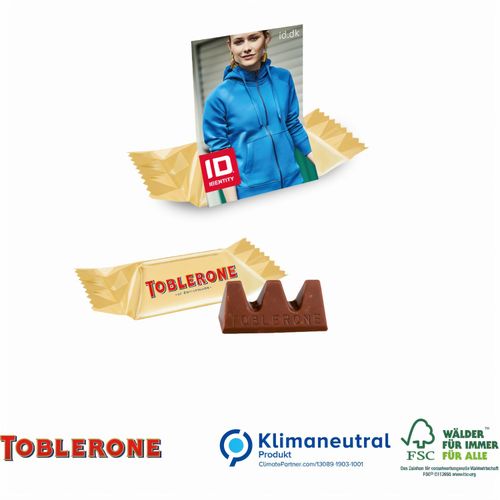 TOBLERONE Mini im Werbeaufsteller (Art.-Nr. CA317763) - Kultschokolade mit Ihrer Werbung!...