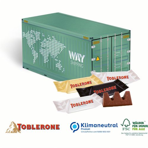 3D Präsent Container, Klimaneutral, FSC® (Art.-Nr. CA364371) - Sympathische Kundenbindung zum attraktiv...