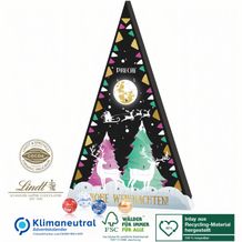Jubiläums Adventskalender Lindt Weihnachtsbaum, Klimaneutral, FSC® (4-farbig) (Art.-Nr. CA499145)