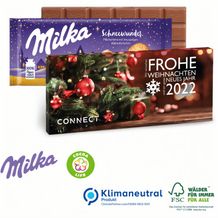 Milka Weihnachtsschokolade, 100 g, Klimaneutral, FSC® (4-farbig) (Art.-Nr. CA514508)