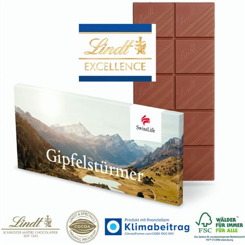 Schokoladentafel Excellence von Lindt (Art.-Nr. CA518709) - Die zartschmelzende Versuchung! Durch...