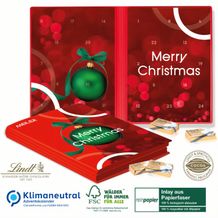 Adventskalender Weihnachtsbuch Exklusiv Organic Lindt Schokotäfelchen, Klimaneutral, FSC® (4-farbig) (Art.-Nr. CA539763)