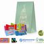 Graspapier Geschenktüte mit Tony´s Schokolade, Klimaneutral, FSC® (4-farbig) (Art.-Nr. CA544702)