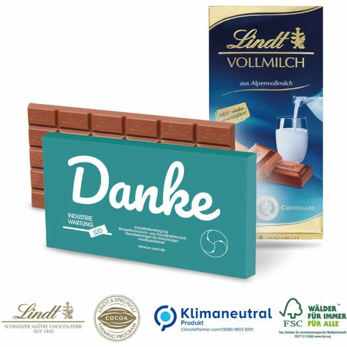 Premium Schokolade von Lindt, 100 g (Art.-Nr. CA551064) - Qualität für höchste Ansprüche! Erfr...