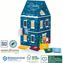 Adventskalender-Haus XL mit Ritter SPORT Schokolade (4-farbig) (Art.-Nr. CA564116)