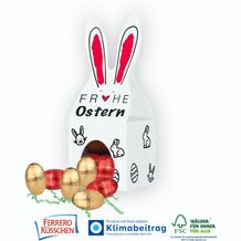 3D Präsent Häschen mit Ferrero Küsschen Ostereier (4-farbig) (Art.-Nr. CA652895)