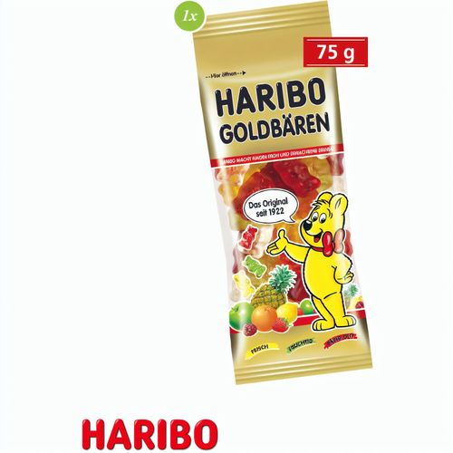 Promo-Snack (Art.-Nr. CA769644) - Werbestarker Snack-Spaß! Haribo Goldbä...