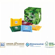 Werbe-Würfel mit Ritter SPORT Schokotäfelchen, Klimaneutral, FSC® (4-farbig) (Art.-Nr. CA815495)