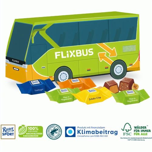 3D Präsent Bus (Art.-Nr. CA834299) - Auffällig und individuell! Die beliebte...