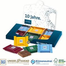 Ritter SPORT Schokotäfelchen in Präsentbox, Klimaneutral, FSC® (4-farbig) (Art.-Nr. CA840944)