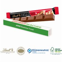 Schokoladen-Stick Lindt HELLO, Klimaneutral, FSC® (4-farbig) (Art.-Nr. CA856313)