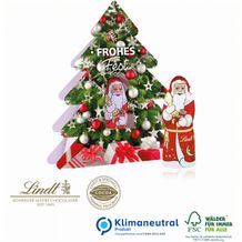 Weihnachtsbaum mit Nikolaus, Klimaneutral, FSC® (4-farbig) (Art.-Nr. CA958774)
