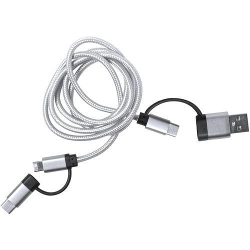 USB-Ladekabel Trentex (Art.-Nr. CA001852) - USB-Ladekabel mit Aluminium-Micro-USB-,...