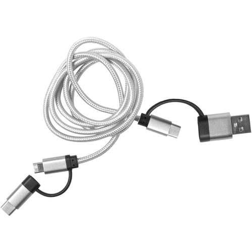USB-Ladekabel Trentex (Art.-Nr. CA001852) - USB-Ladekabel mit Aluminium-Micro-USB-,...