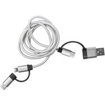 USB-Ladekabel Trentex (silber) (Art.-Nr. CA001852)