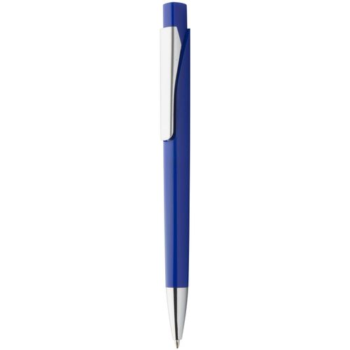 Kugelschreiber Silter (Art.-Nr. CA011403) - Kunststoff-Kugelschreiber mit silbernem...