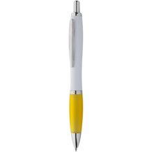 Kugelschreiber Wumpy (gelb, weiß) (Art.-Nr. CA012832)