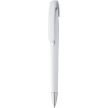 Kugelschreiber Klinch (silber, weiß) (Art.-Nr. CA015055)