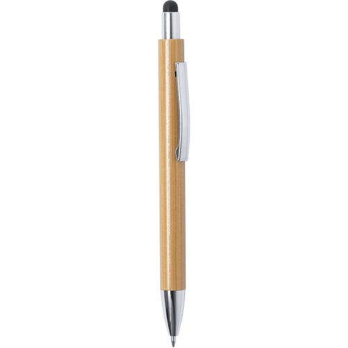 Bambus-Kugelschreiber & Touchpen Zharu (Art.-Nr. CA026085) - Bambus-Kugelschreiber & Touchpen mit...