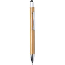 Bambus-Kugelschreiber & Touchpen Zharu (natur) (Art.-Nr. CA026085)