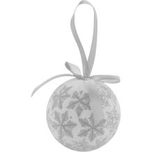 Weihnachtsbaumschmuck Aspelund (silber, weiß) (Art.-Nr. CA030634)