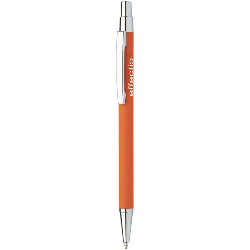 Kugelschreiber Chromy (Art.-Nr. CA035258) - Aluminium-Kugelschreiber mit gummierter...