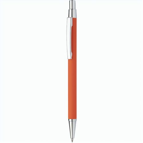 Kugelschreiber Chromy (Art.-Nr. CA035258) - Aluminium-Kugelschreiber mit gummierter...