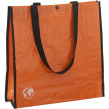 Einkaufstasche Recycle (orange, schwarz) (Art.-Nr. CA040589)