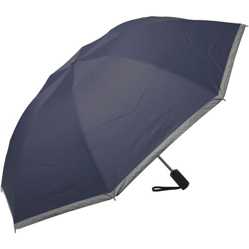 Reflektierender Regenschirm Thunder (Art.-Nr. CA043692) - Vollautomatischer Windproof-Taschenschir...