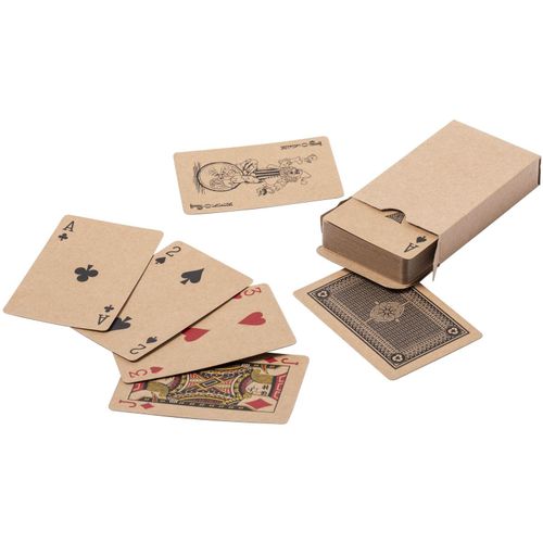 Spielkarten aus Recyclingpapier Trebol (Art.-Nr. CA047363) - Spielkarten in Pappschachtel. Ein...