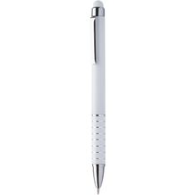 Touchpen mit Kugelschreiber  Nilf (weiß) (Art.-Nr. CA047452)