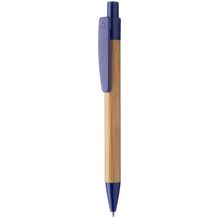 Bambus-Kugelschreiber Colothic (blau, natur) (Art.-Nr. CA048197)