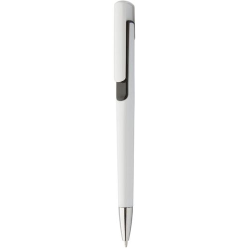 Kugelschreiber Rubri (Art.-Nr. CA050095) - Kunststoff-Kugelschreiber mit verchromte...