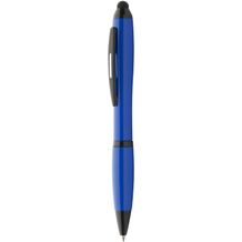Touchpen mit Kugelschreiber Bampy (blau, schwarz) (Art.-Nr. CA051167)
