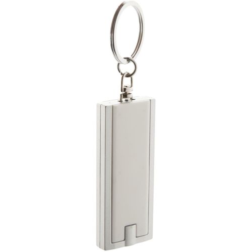 LED-Schlüsselanhänger Industrial (Art.-Nr. CA055170) - Schlüsselanhänger aus Kunststoff LED-L...