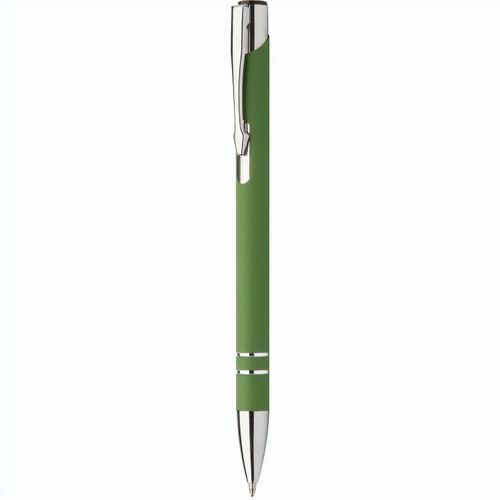 Kugelschreiber Runnel (Art.-Nr. CA058344) - Aluminium-Kugelschreiber mit gummierter...