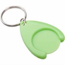 Schlüsselanhänger mit Einkaufswagen-Chip Nelly (grün) (Art.-Nr. CA061044)