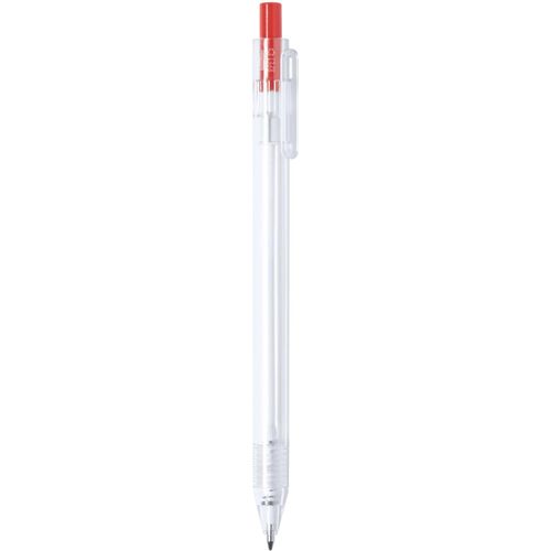RPET Kugelschreiber Lester (Art.-Nr. CA062410) - Transparenter Kugelschreiber aus RPET-Ku...