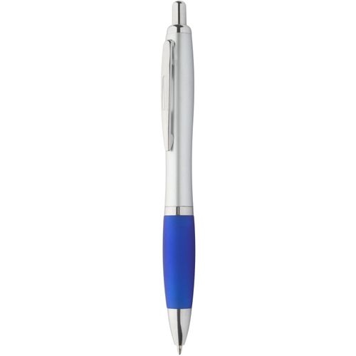 Kugelschreiber Lumpy Black (Art.-Nr. CA062783) - Kunststoff-Kugelschreiber mit silbernem...