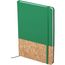 Notizbuch Bluster (grün, natur) (Art.-Nr. CA065321)