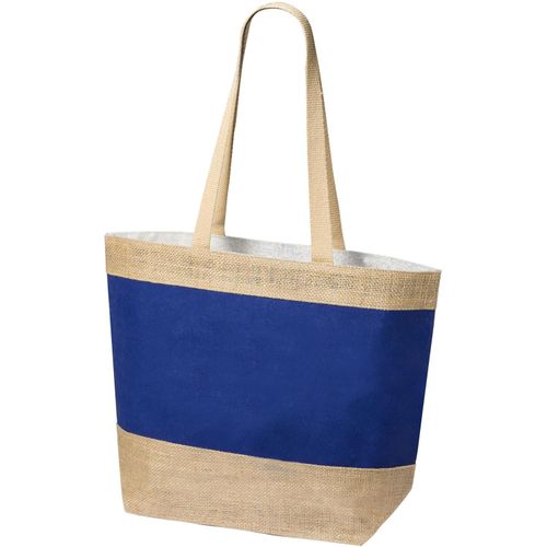 Einkaufstasche Raxnal (Art.-Nr. CA067365) - Farbige Strandtasche mit langen Henkeln....