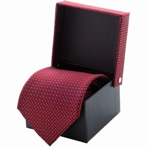 Krawatte Dandy (Art.-Nr. CA074262) - Polyester-Krawatte mit quadratischem...